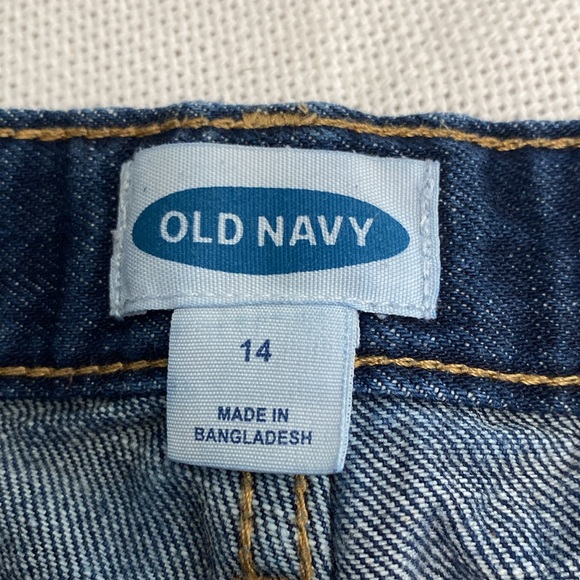 Old Navy Girls denim shorts size 14 - Picture 7 of 8